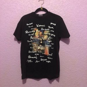 Famous painters graphic tee